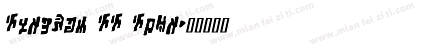 Budrick BB Bold字体转换